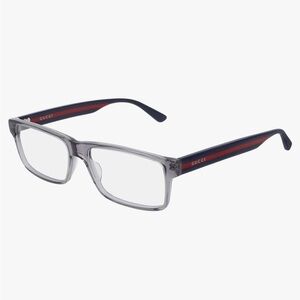 Gucci Transparent Gray Eyewear man